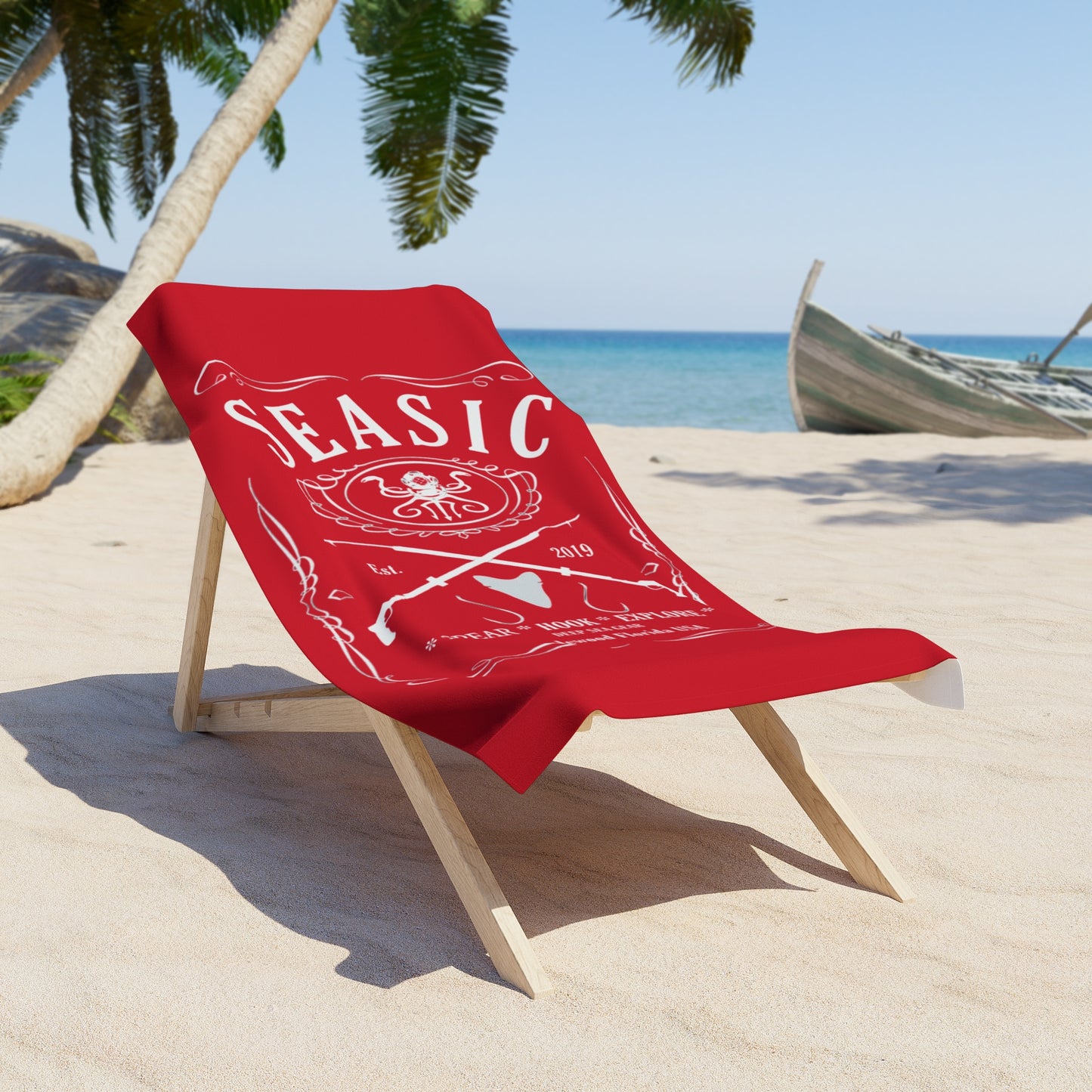 SEASIC BARREL BEACH TOWEL