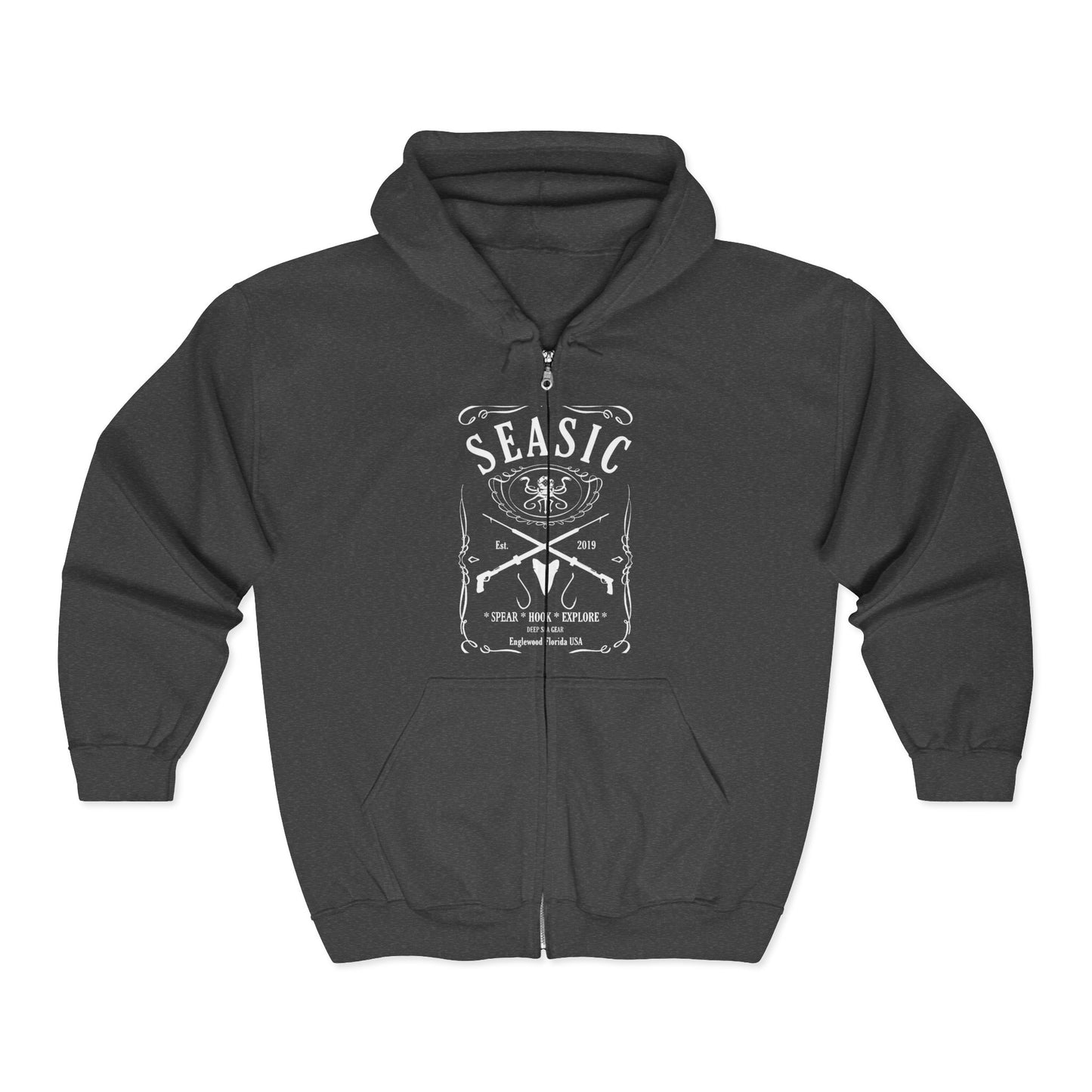 SEASIC MENS FULL ZIP HOODIE