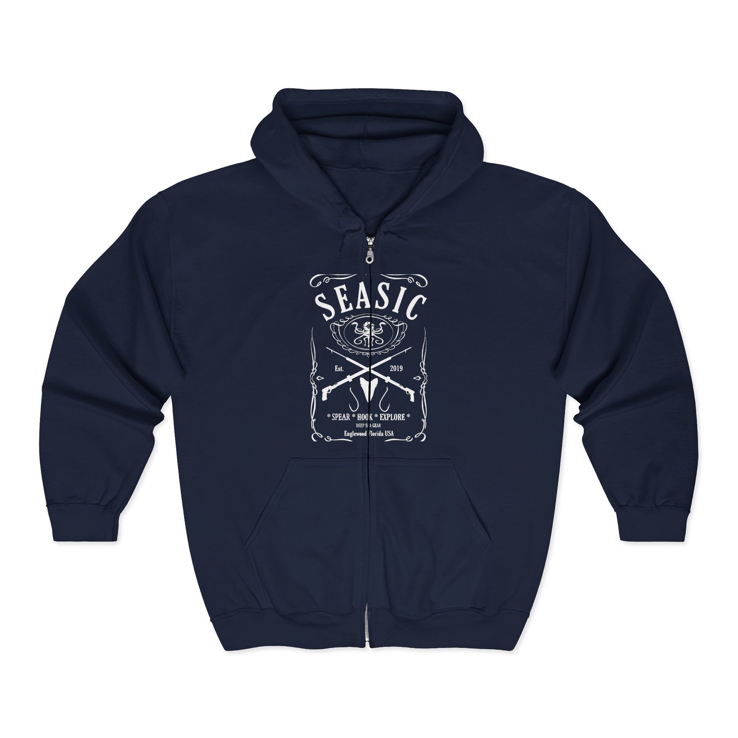 SEASIC MENS FULL ZIP HOODIE