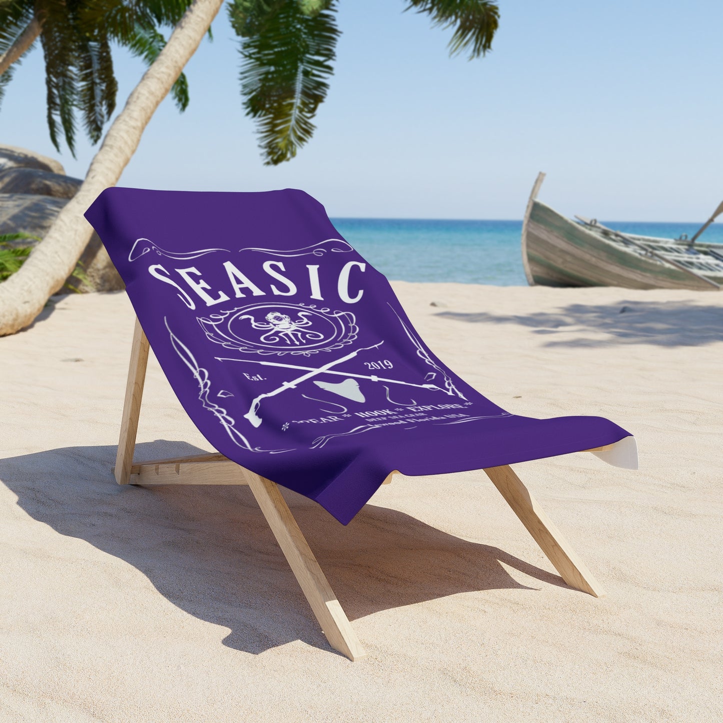 SEASIC BARREL BEACH TOWEL