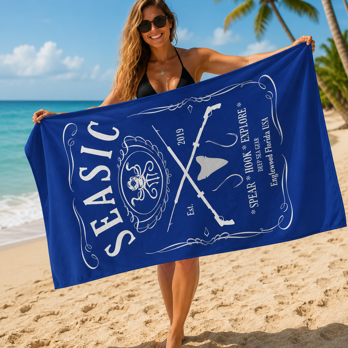 SEASIC BARREL BEACH TOWELS