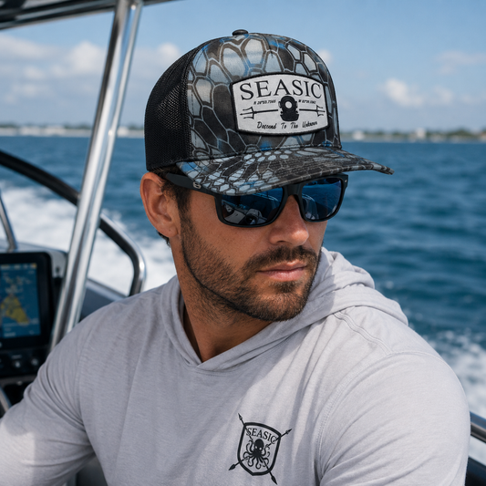SEASIC DESCEND KRYPTEK BLUE HAT