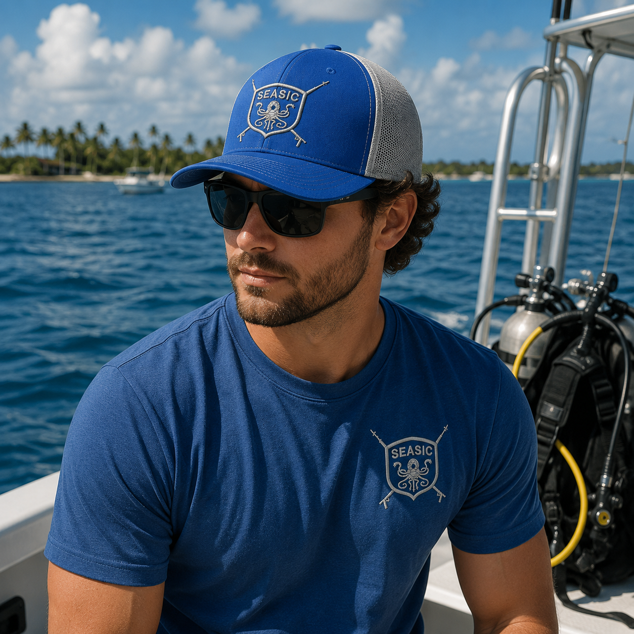 SEASIC DEEP BLUE HAT
