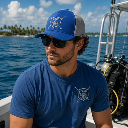 SEASIC DEEP BLUE HAT