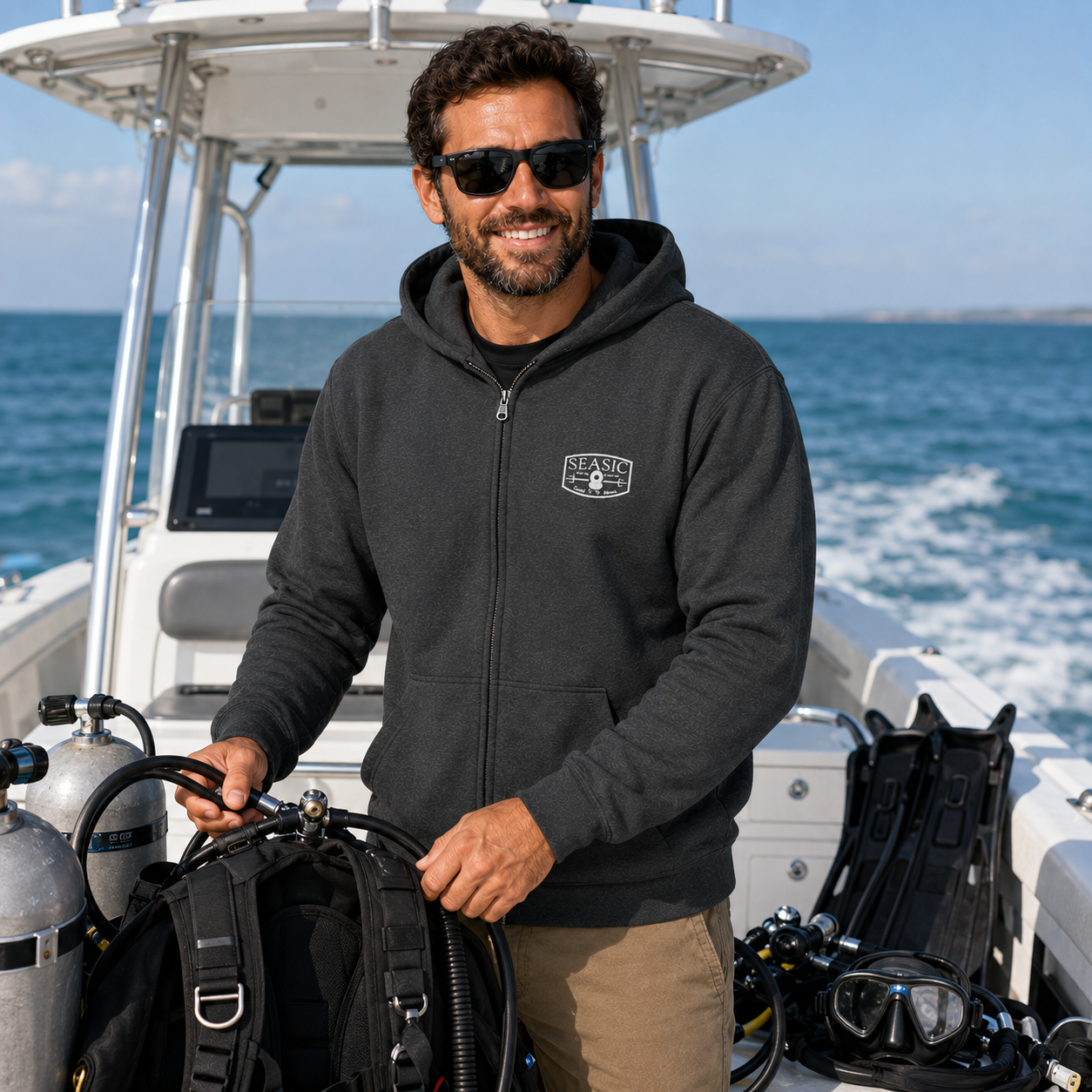 SEASIC DESCEND ZIP SOFT HOODIE