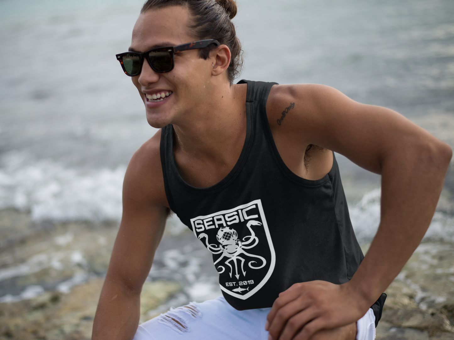 SEASIC MENS SHIELD TANK